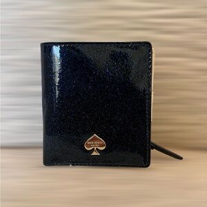 Kate Spade Midnight Blue Glitter Wallet